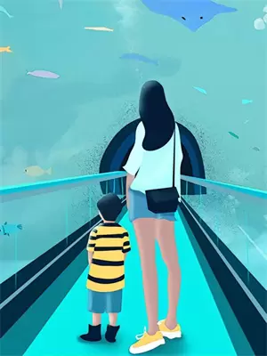 摆地摊的小姑娘