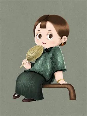 锦绣从国外回来